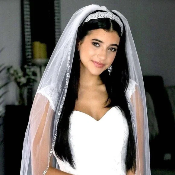 Mori Lee Madeline Gardner Bridal Veil **BRAND NEW** - Picture 4 of 15